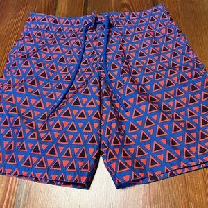 Gap Red/Blue/Black print Men's Swim Shorts‎